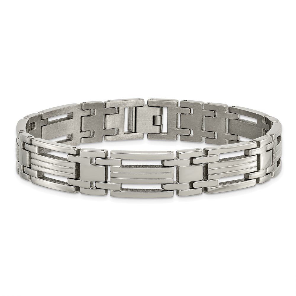 Chisel Titanium Polished 8.5 inch Bracelet