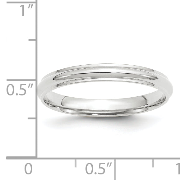 10KW 3mm Half Round with Edge Band Size 4 - 14 1WHRE030