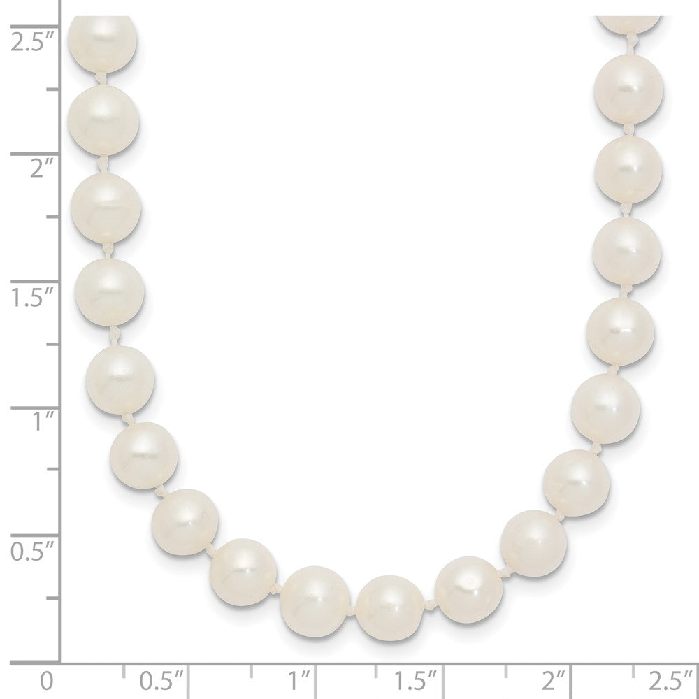 14k 6-7mm White Near Round Freshwater Cultured Pearl Necklace