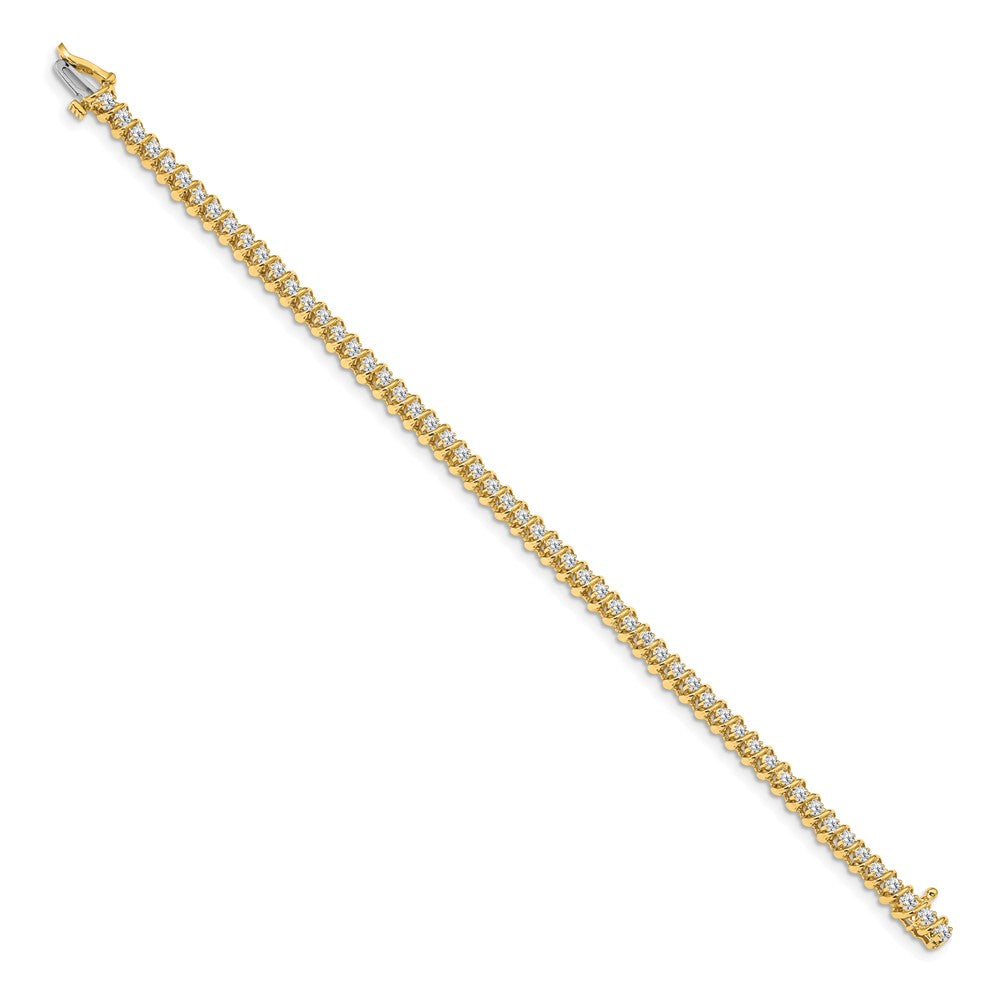 14k 1.6mm Diamond Tennis Bracelet Mounting