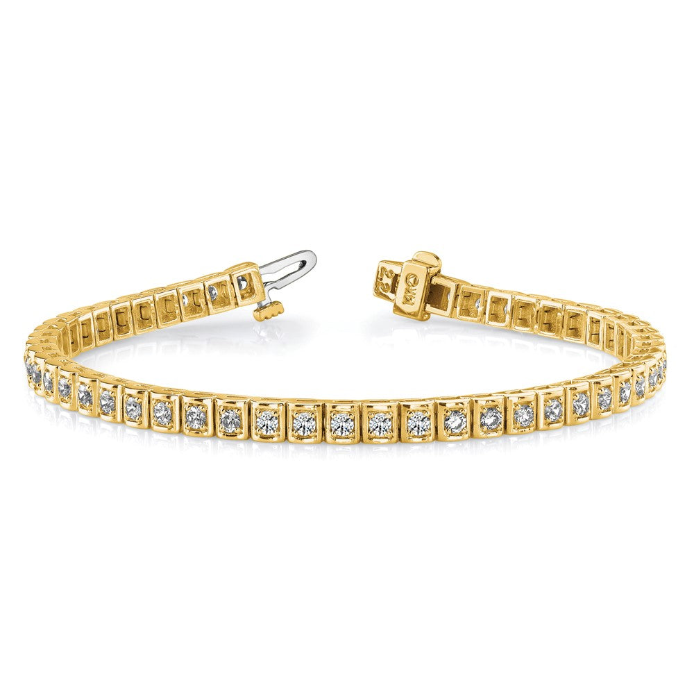 14K Diamond Tennis Bracelet Mounting