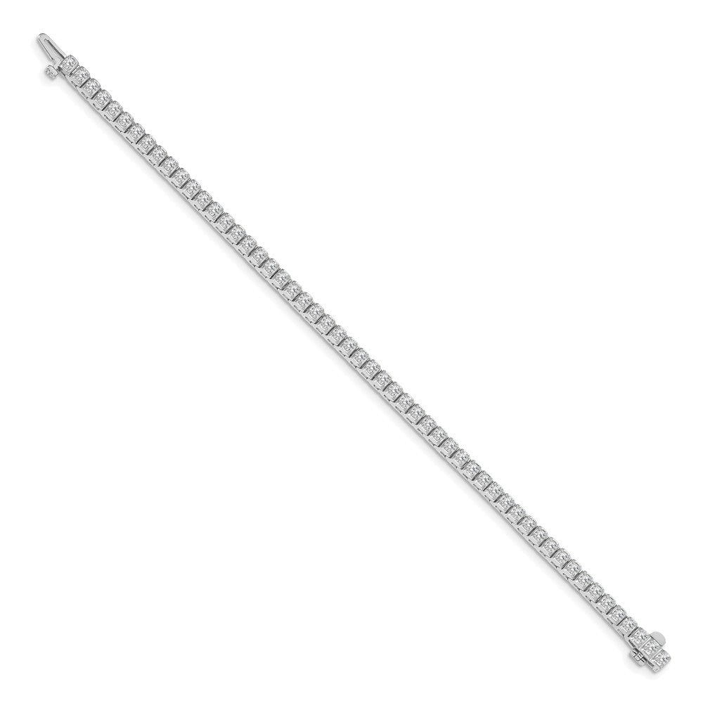 14K White Gold Diamond Bracelet Mounting