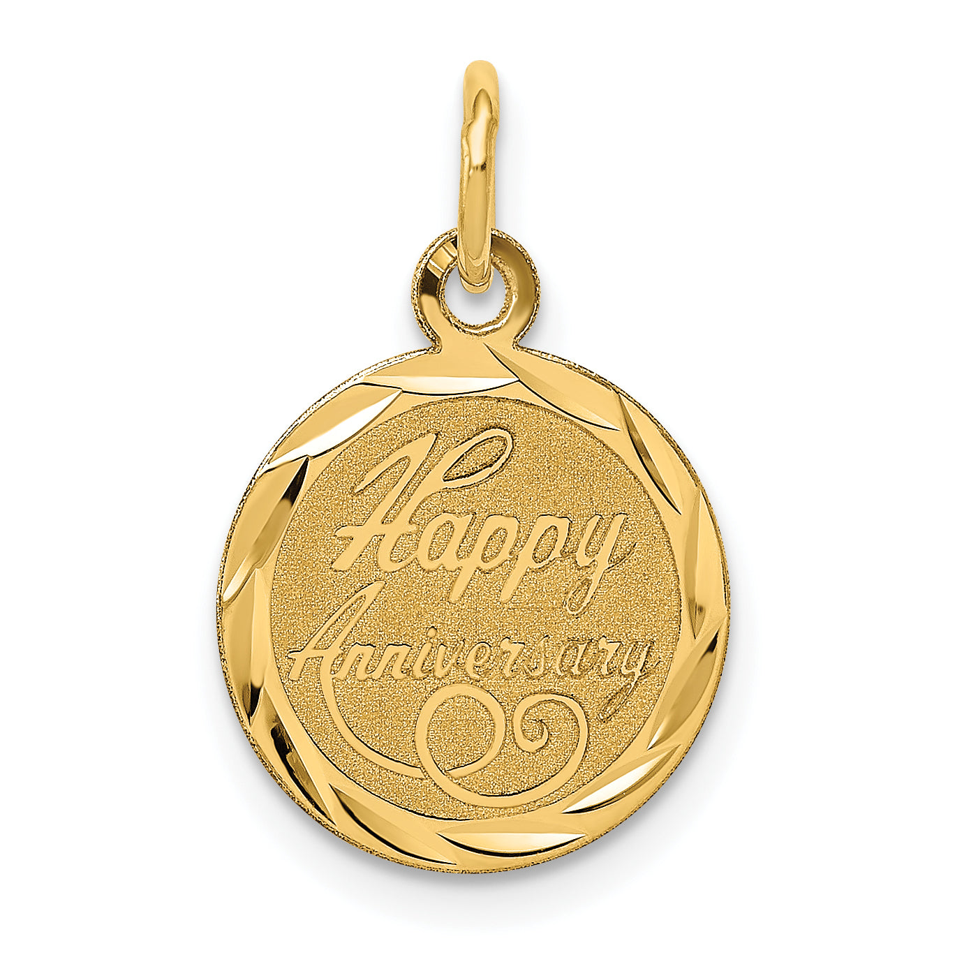 14K Happy Anniversary Charm XAC568