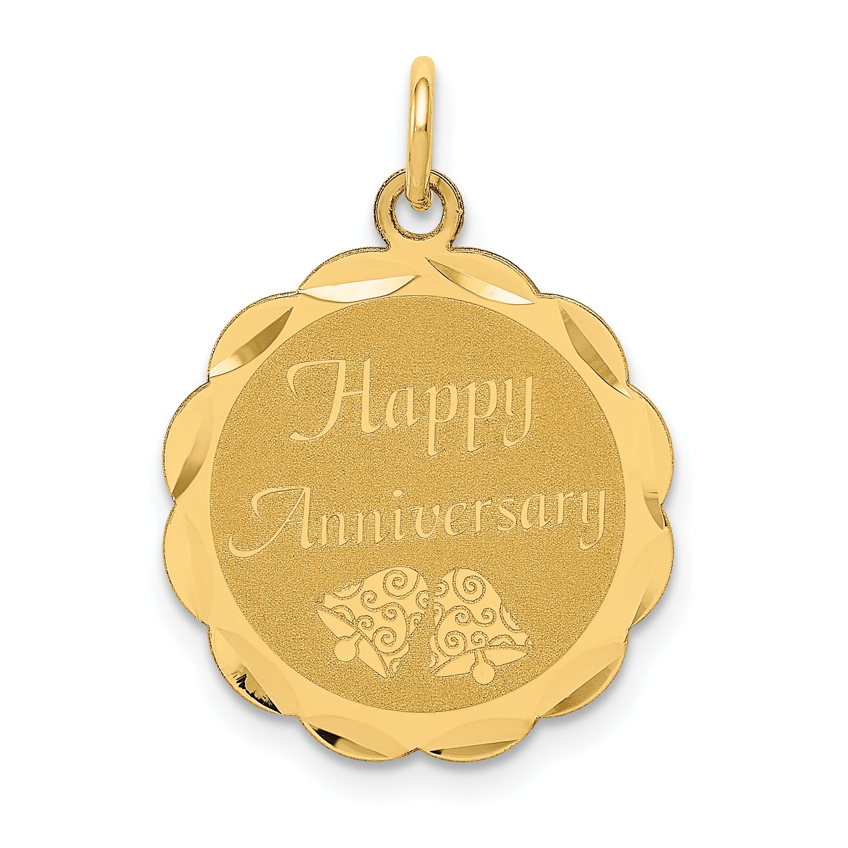 14K Happy Anniversary Charm XAC572