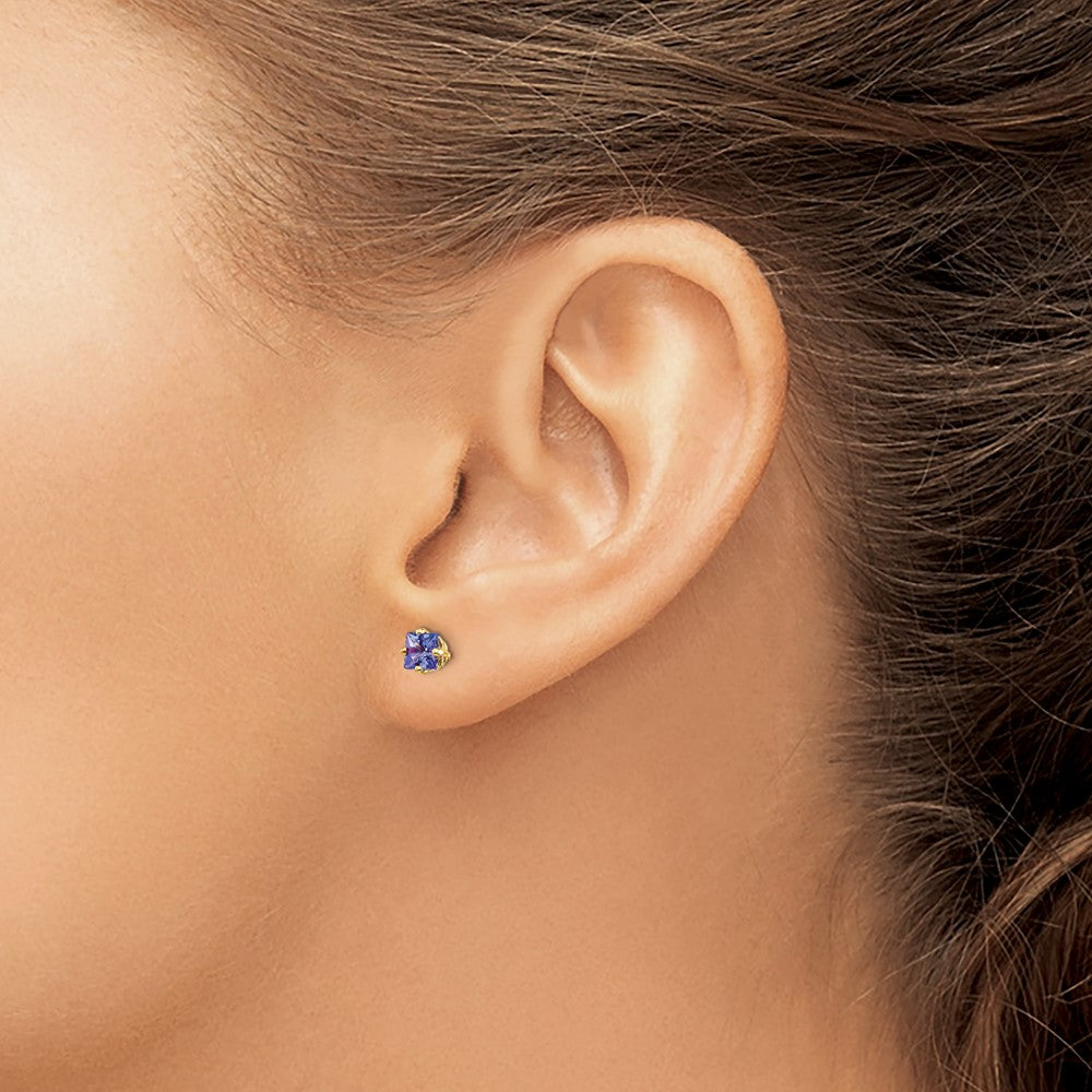 14k Tanzanite Earrings