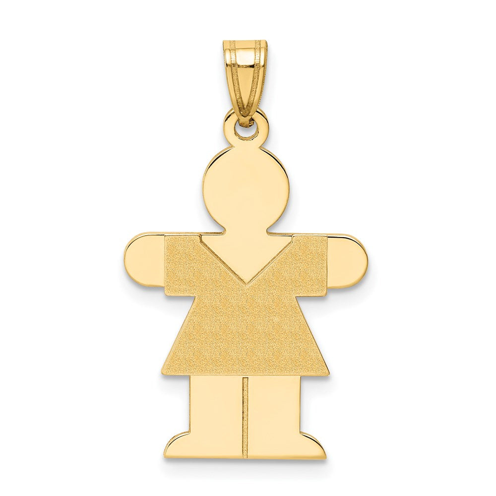 14k Girl Charm