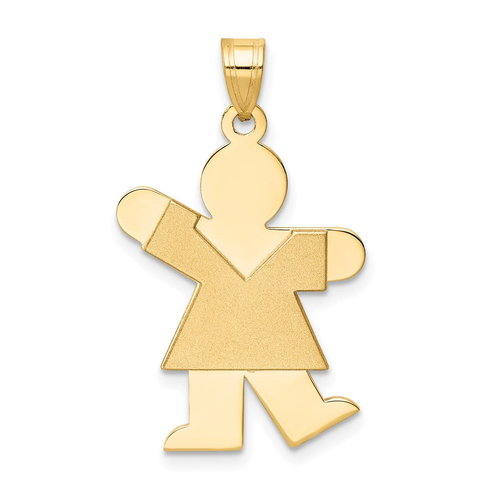 14k Girl Charm