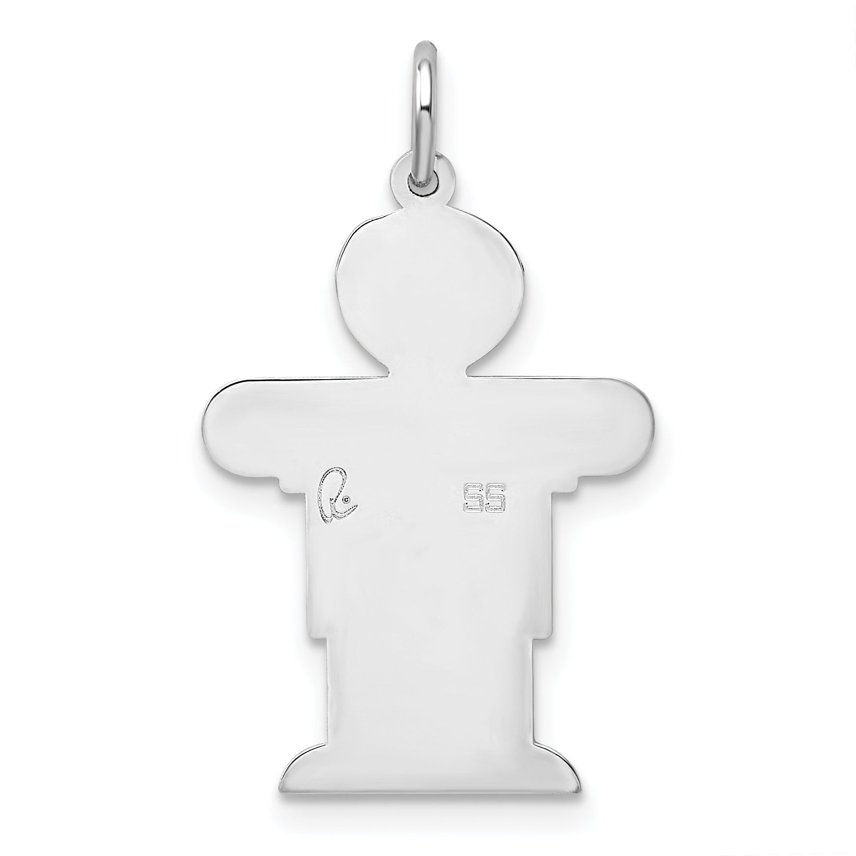 Sterling Silver Kid Charm XK1557SS