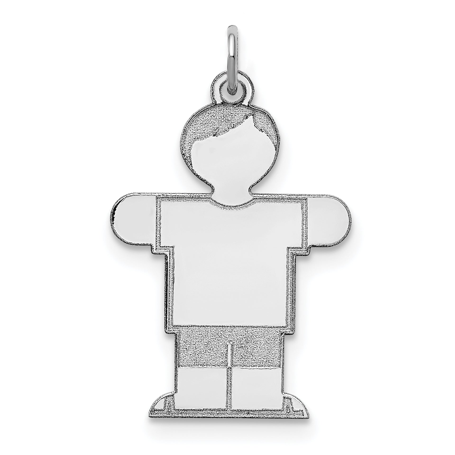 Sterling Silver Kid Charm XK1557SS