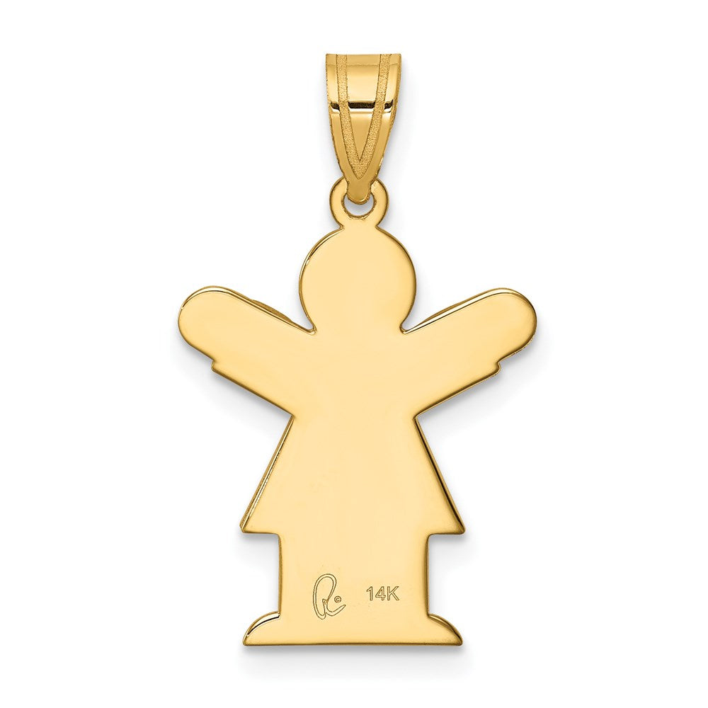 14k Girl Charm