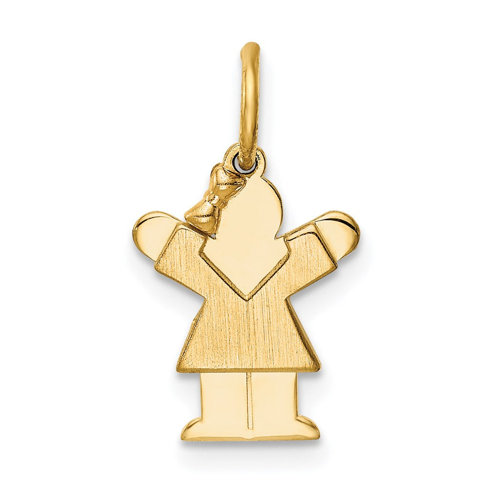 14k Mini Girl Love Charm