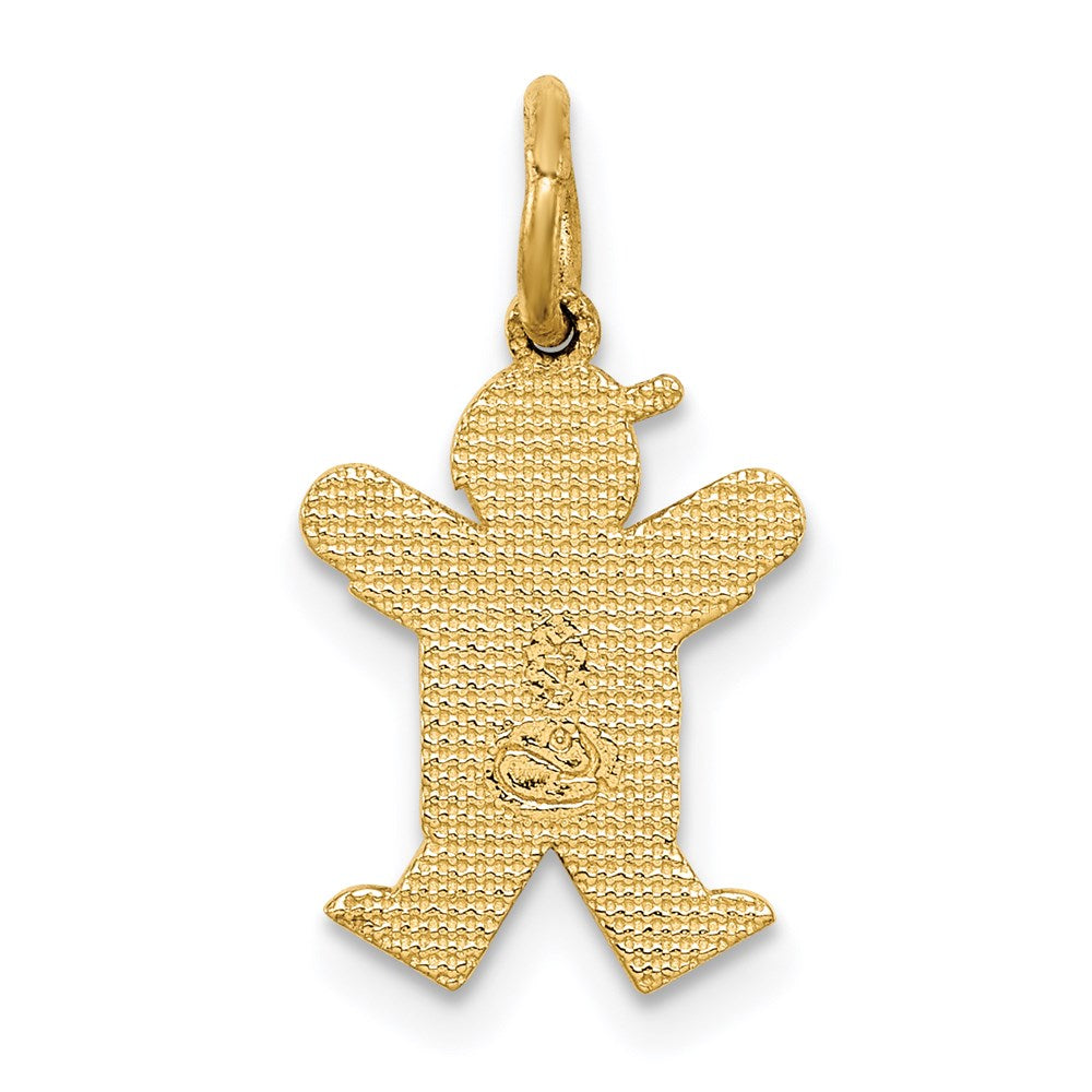 14k Mini Boy Joy Charm