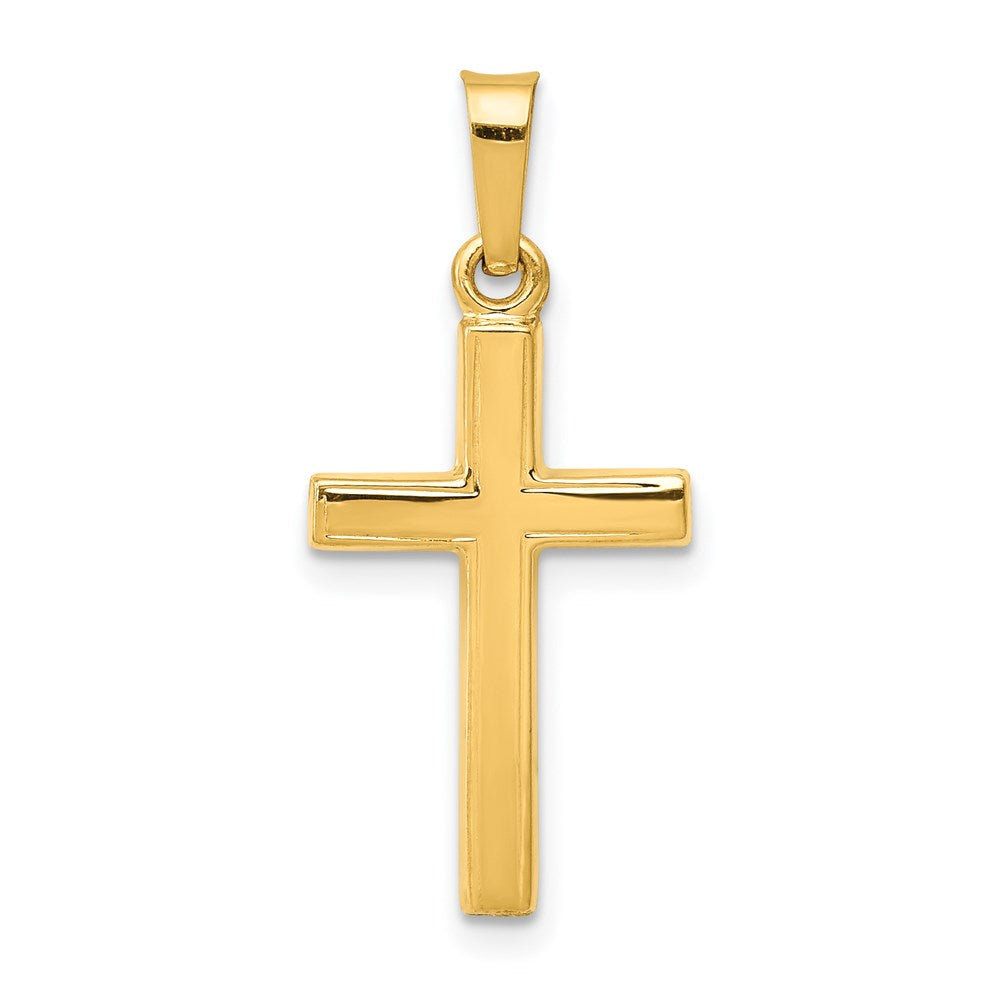 14k Polished Latin Cross Pendant