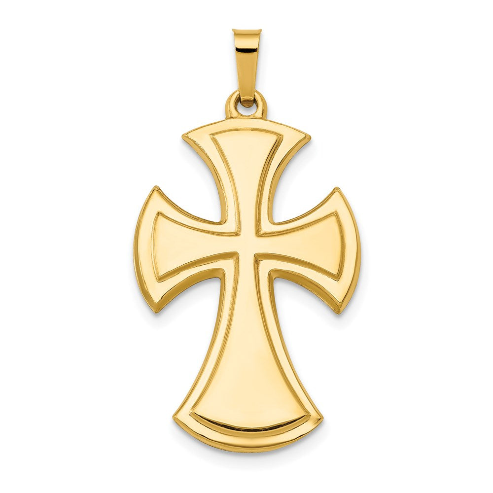 14k Polished Cross Pendant