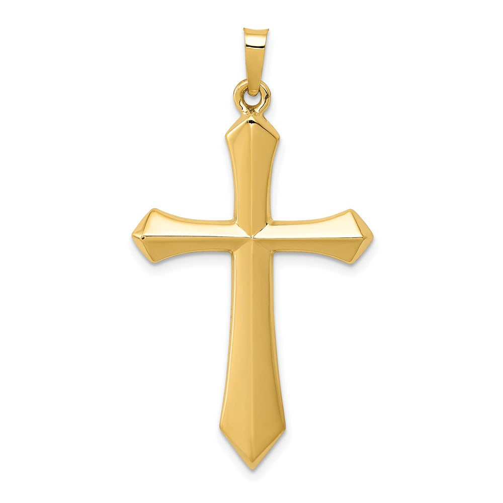 14k Polished Passion Cross Pendant