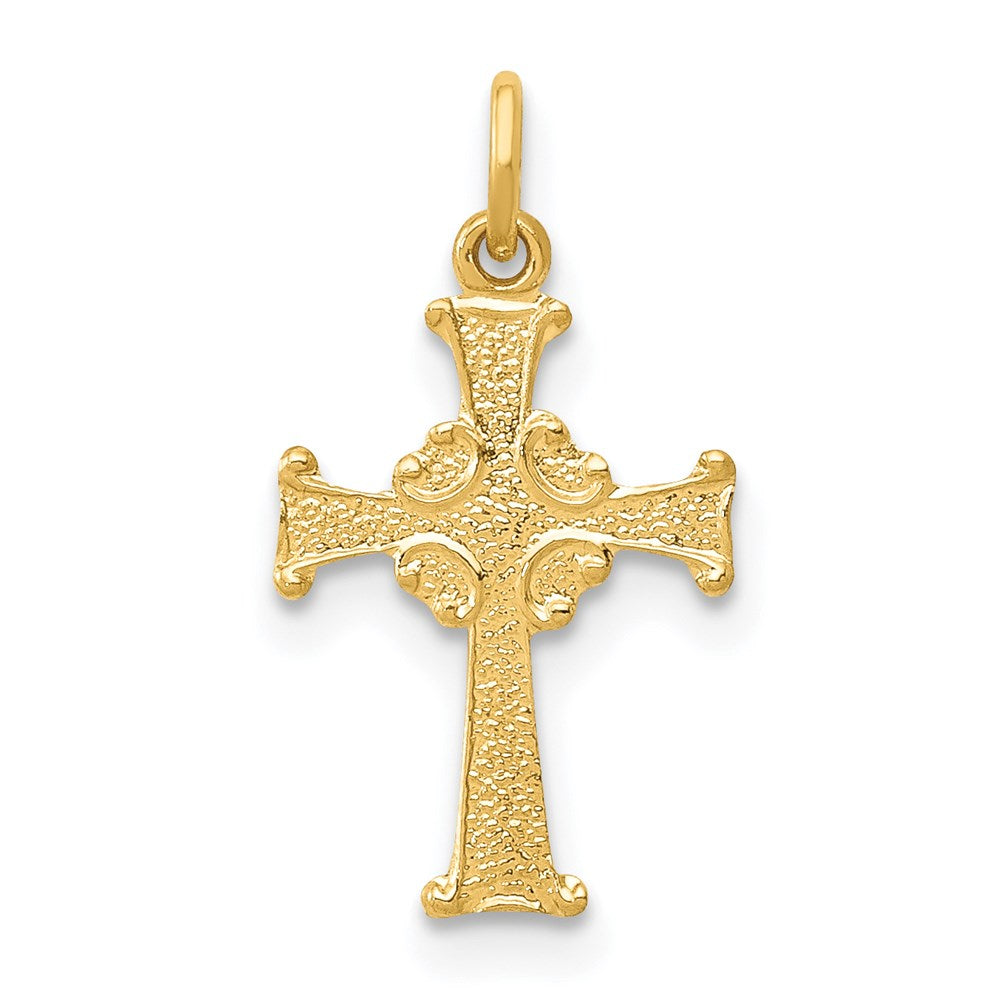 14k Celtic Cross Charm