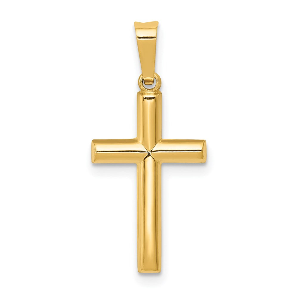 14k Hollow Cross Pendant