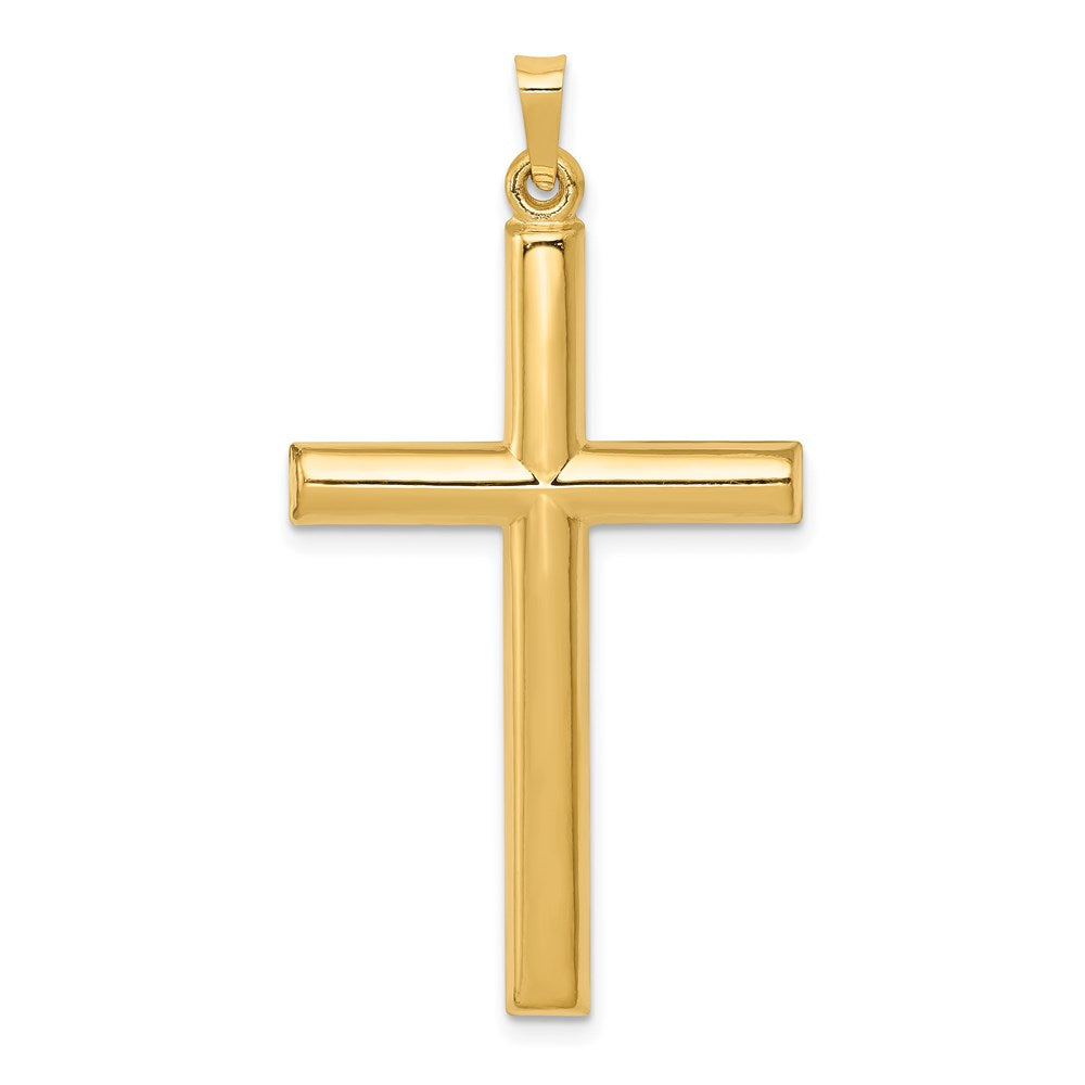 14k Hollow Cross Pendant