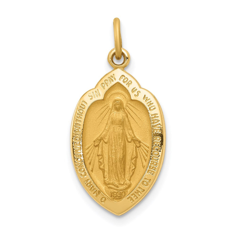 14k Miraculous Medal Charm