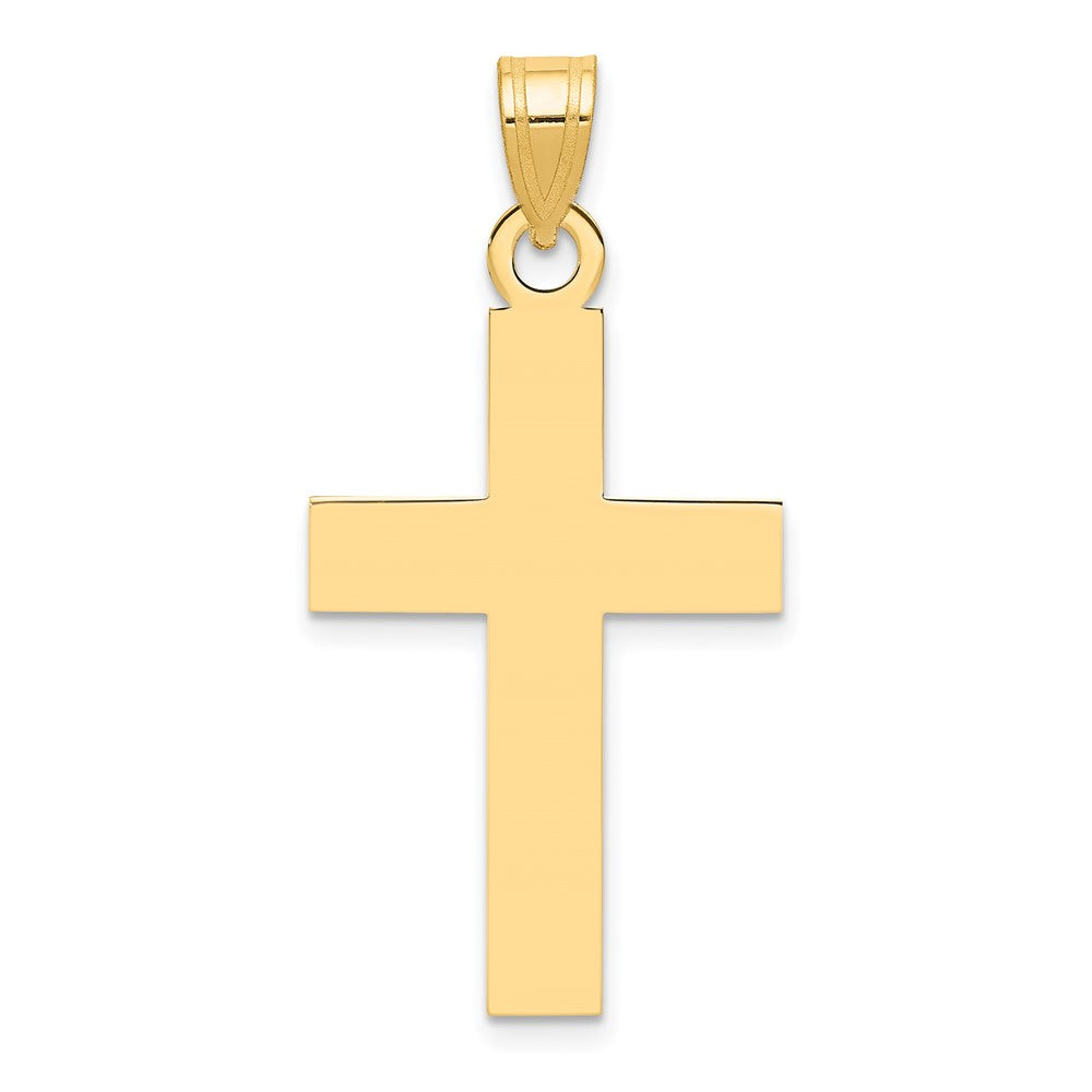 14k Polished Cross Charm