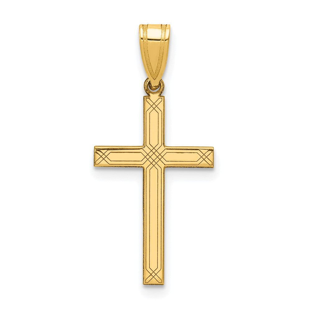 14k Cross Charm