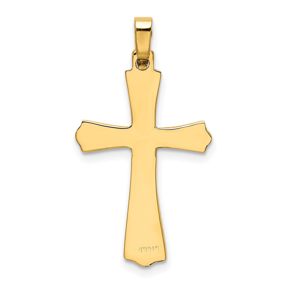 14k Polished Cross Charm