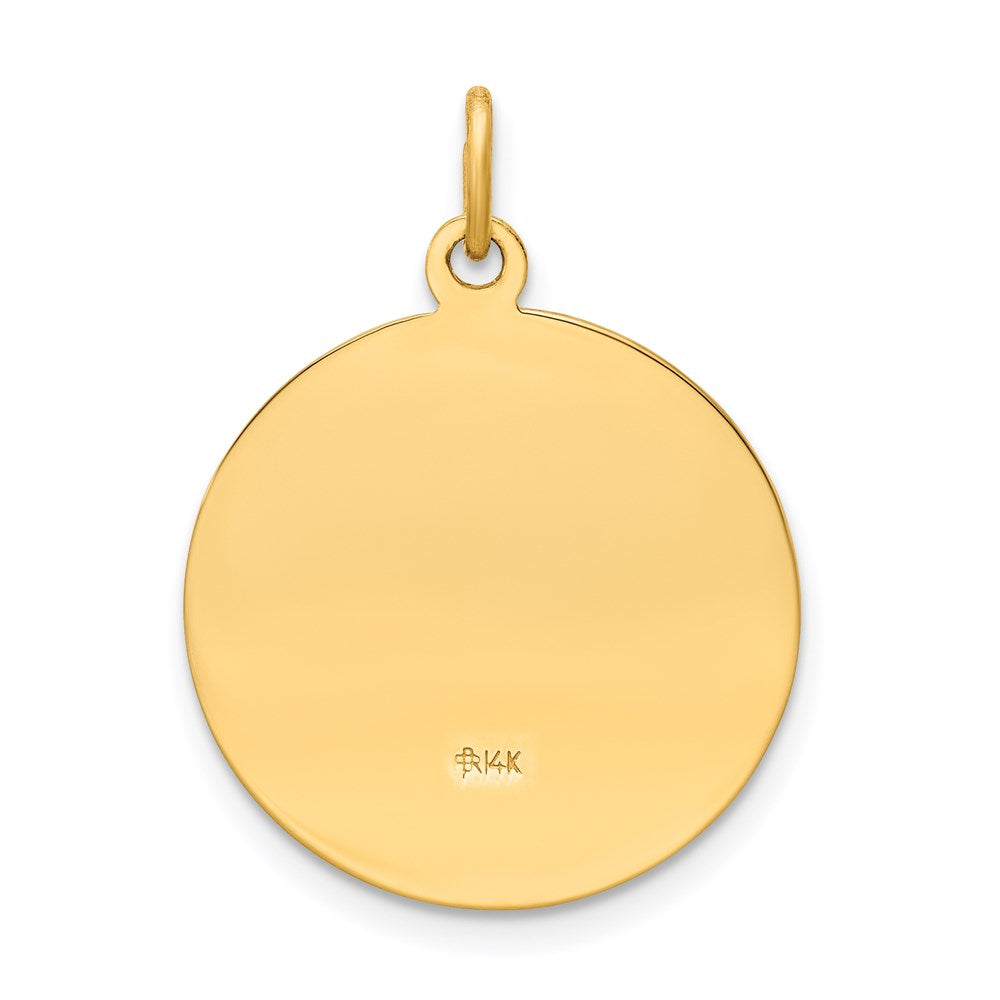 14k Saint Elizabeth Seton Medal Pendant