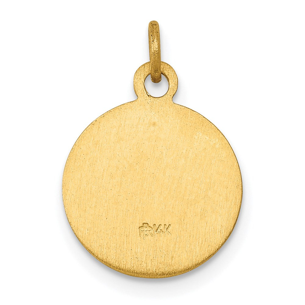 14k Saint Gerard Medal Charm