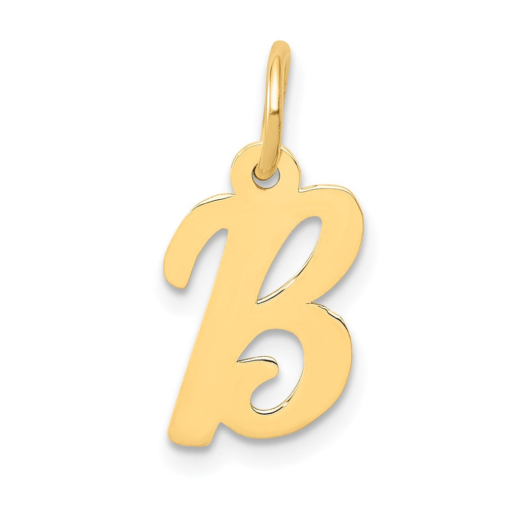 14k Small Script Letter B Initial Charm