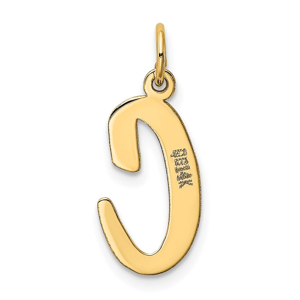 14k Large Script Letter C Initial Charm