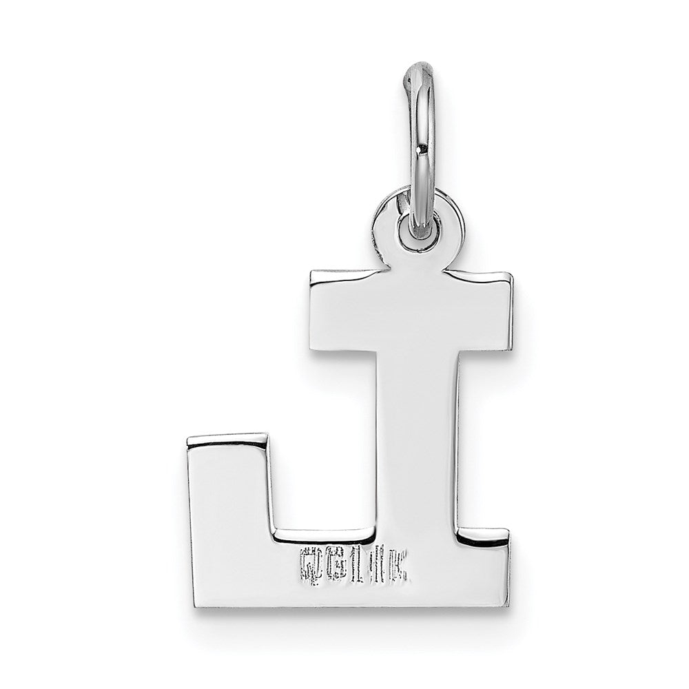 14KW Small Block Letter L Initial Charm