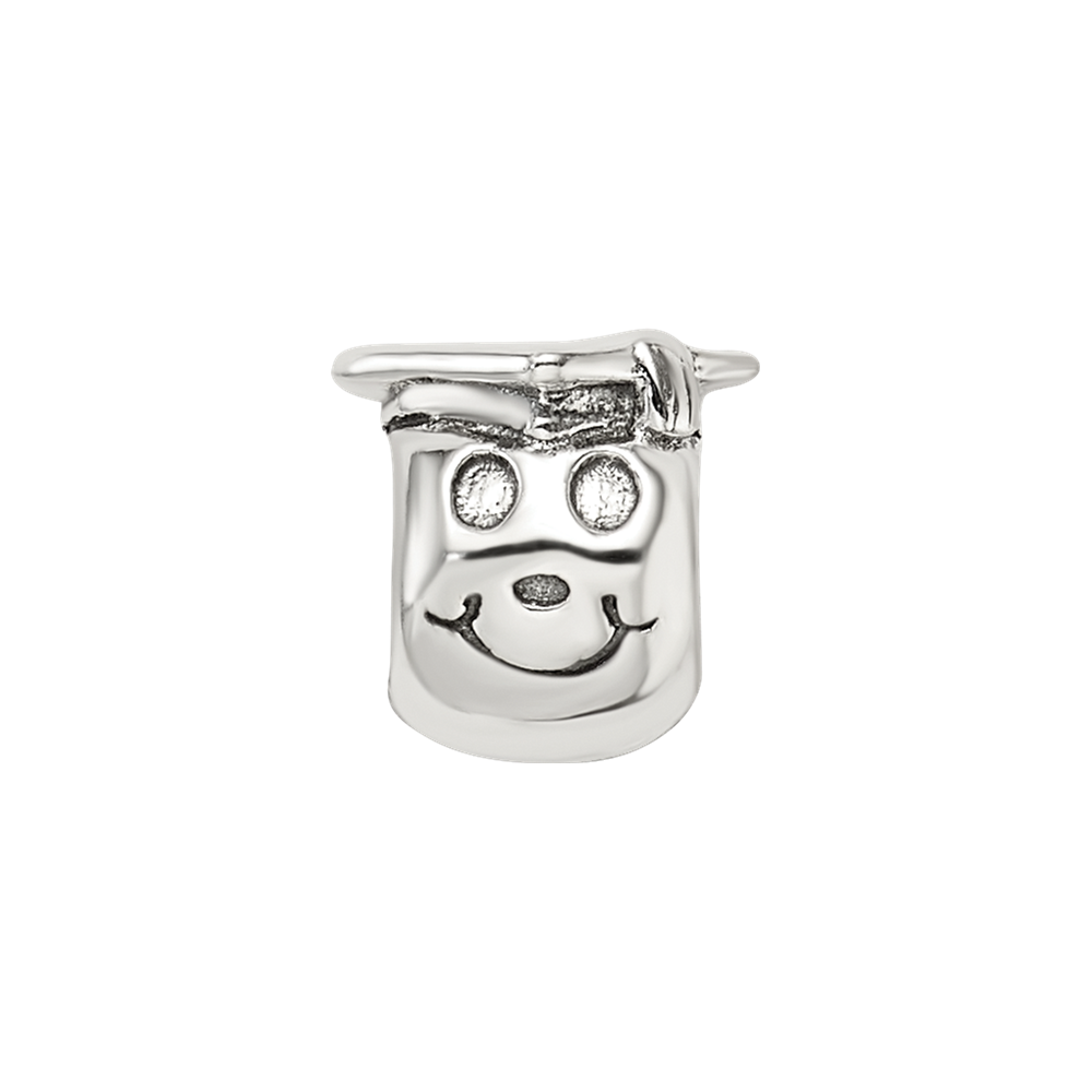 Sterling Silver Reflections Kids Happy Graduate Bead