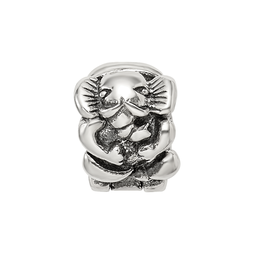 Sterling Silver Reflections Kids Elephant Clip Bead