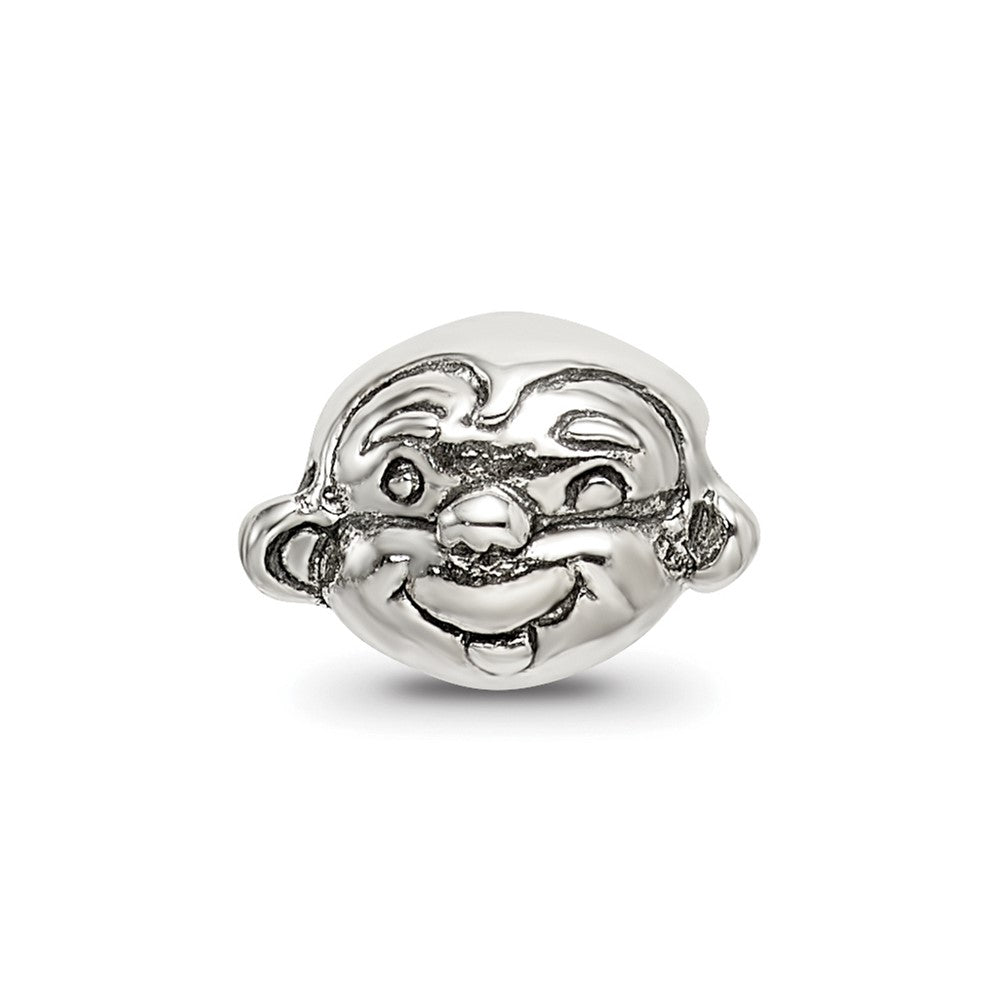 Sterling Silver Reflections Kids Monkey Bead