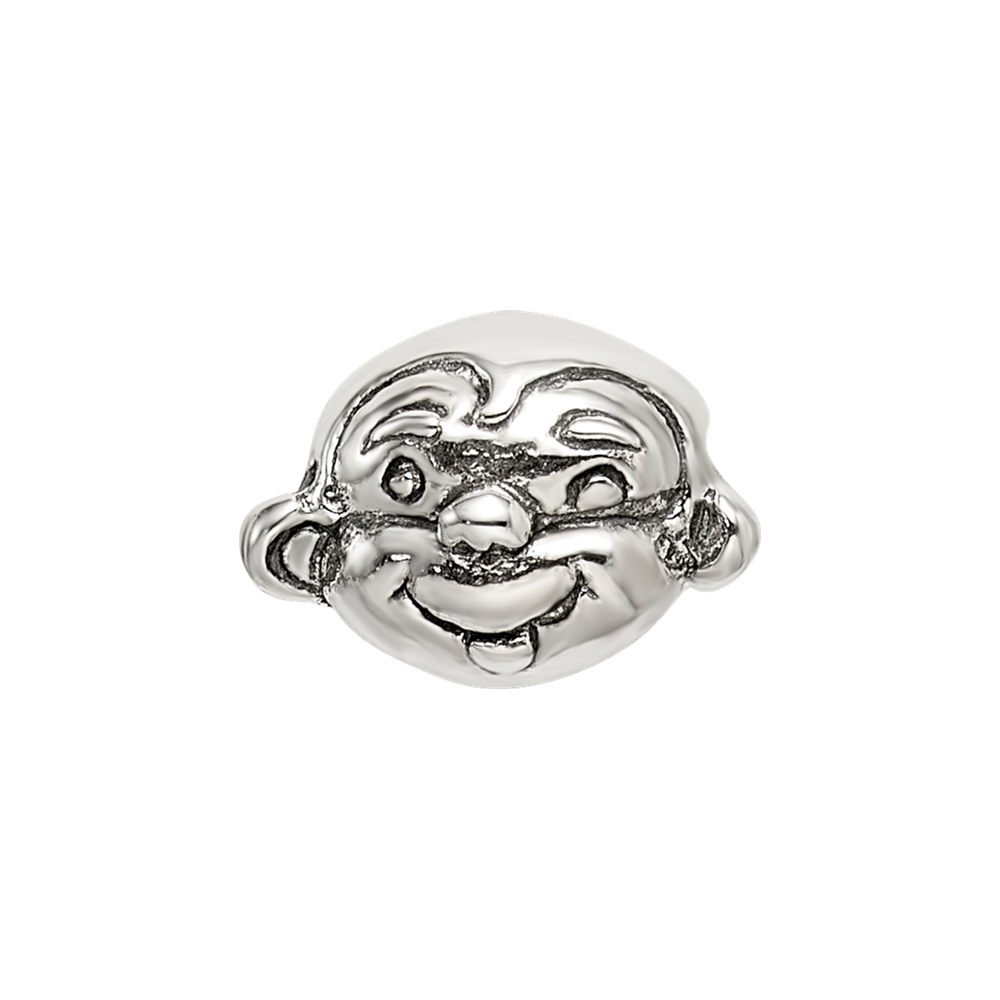 Sterling Silver Reflections Kids Monkey Bead