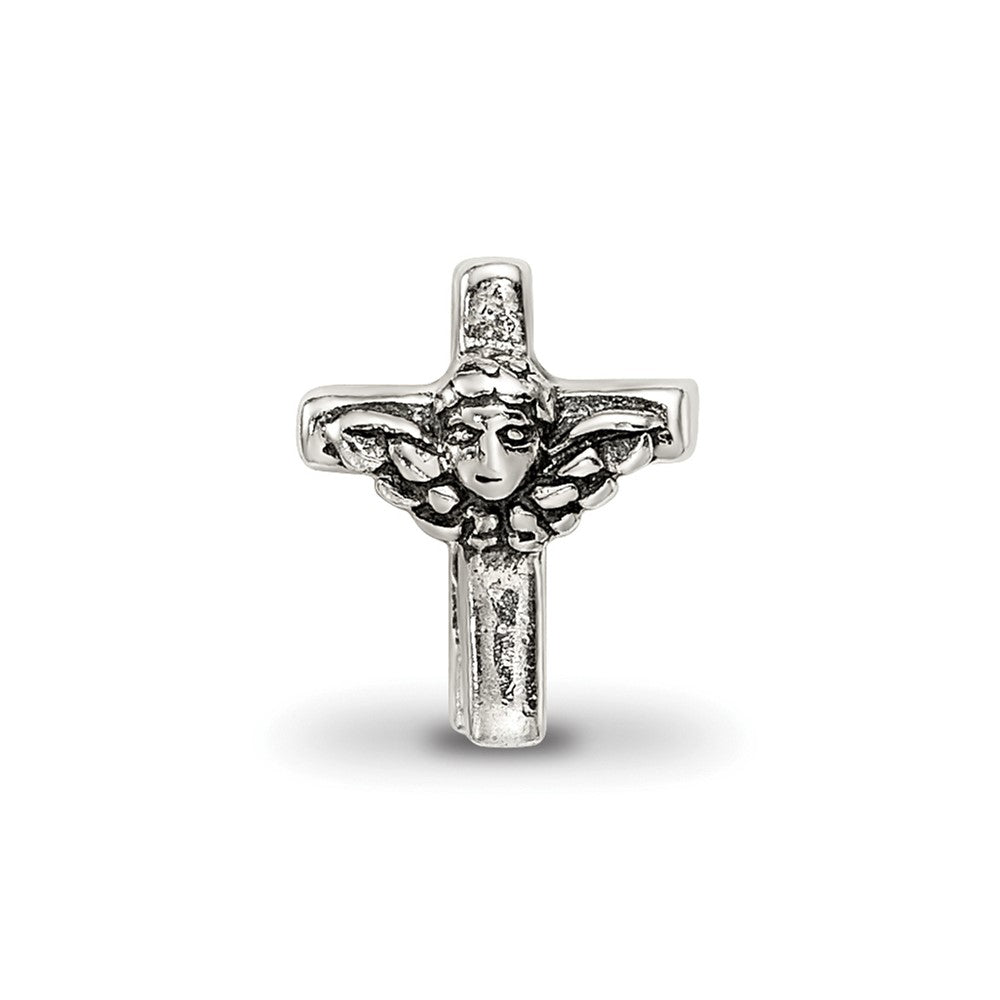 Sterling Silver Reflections Kids Angel Cross Bead