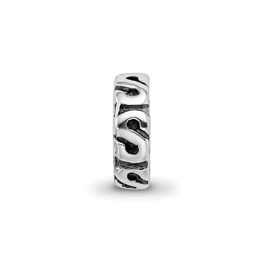 Sterling Silver Reflections Swirl Spacer Bead