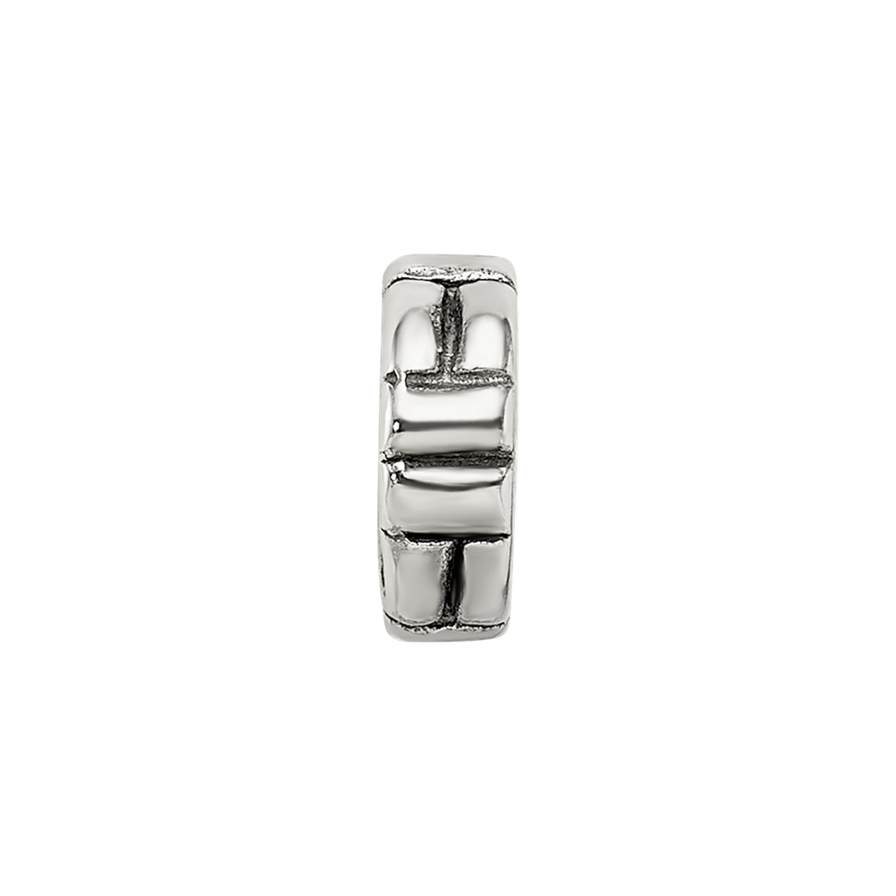 Sterling Silver Reflections Notched Spacer Bead