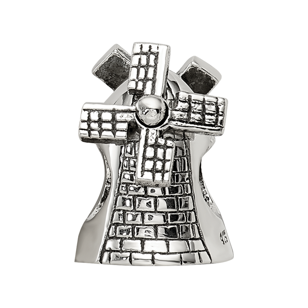 Sterling Silver Reflections Windmill Bead