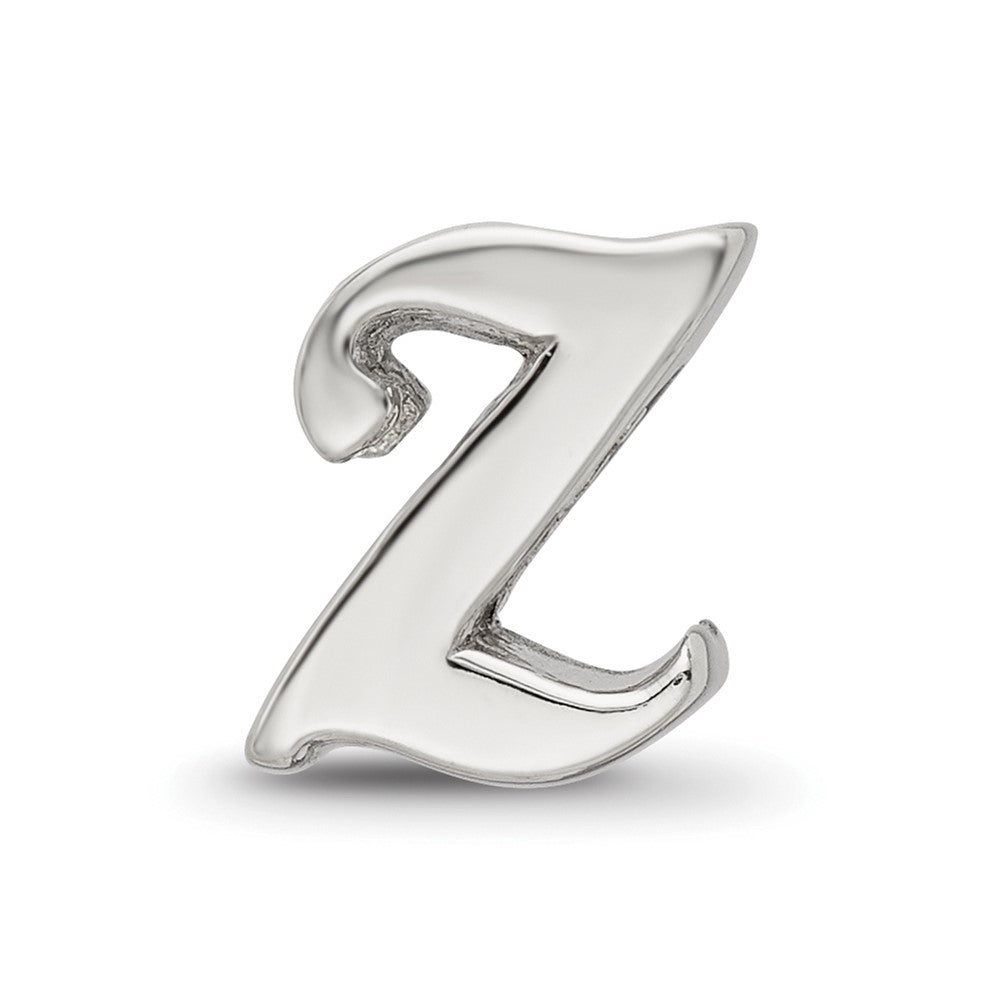 Sterling Silver Reflections Letter Z Script Bead