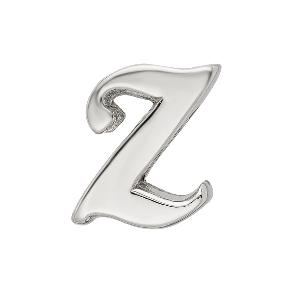 Sterling Silver Reflections Letter Z Script Bead