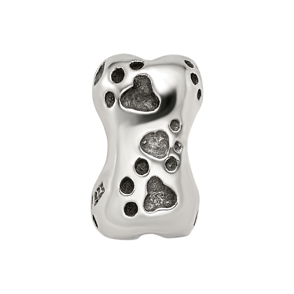 Sterling Silver Reflections Dog Bone Bead