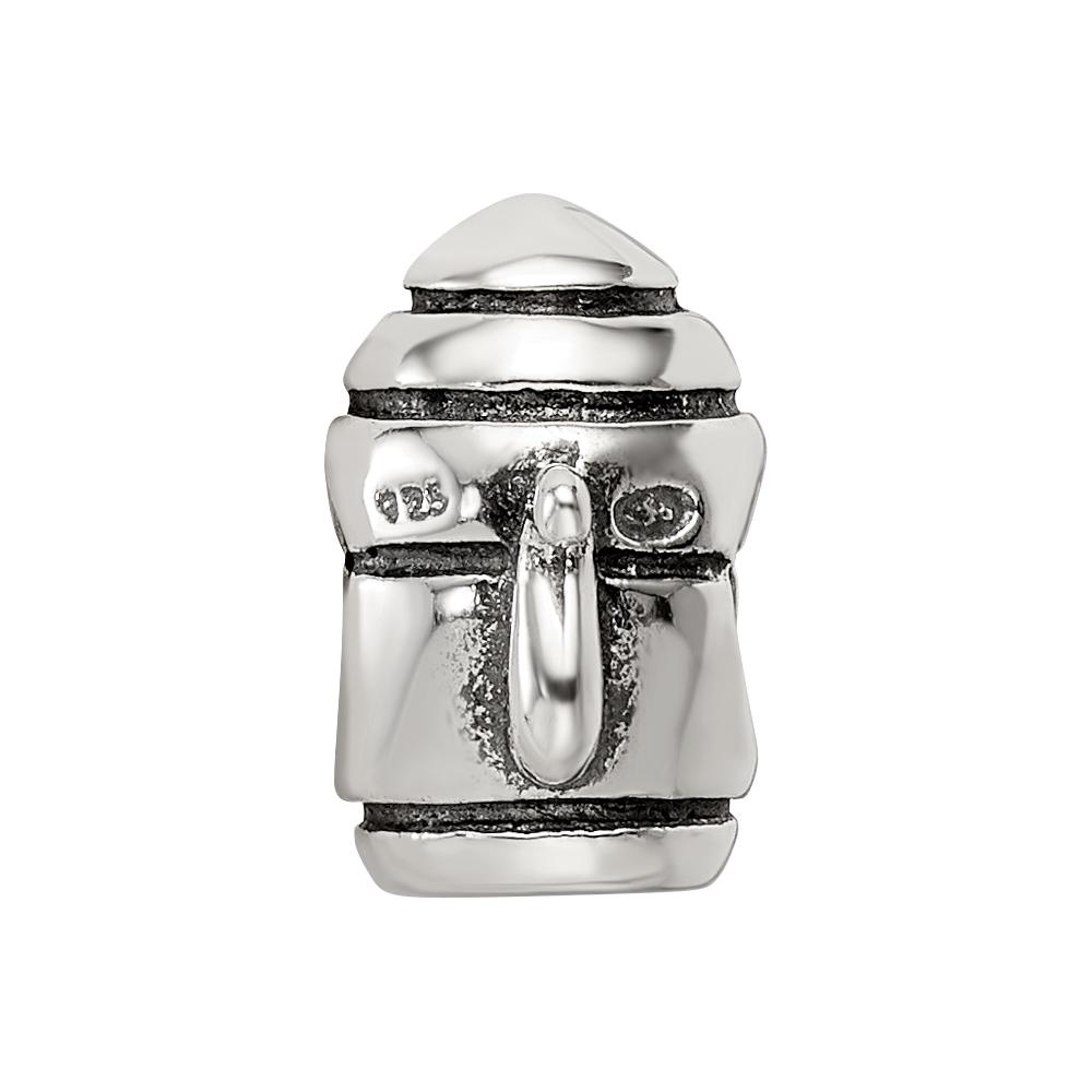 Sterling Silver Reflections Teapot Bead