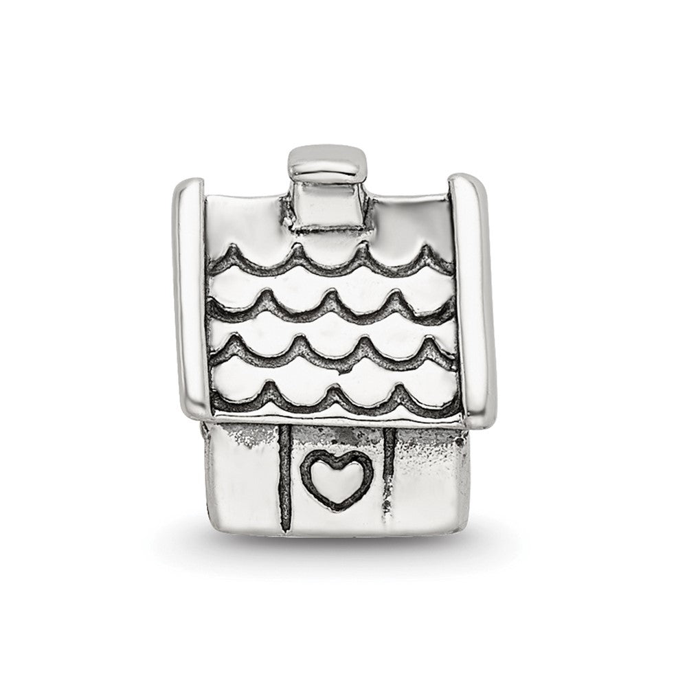 Sterling Silver Reflections House Bead