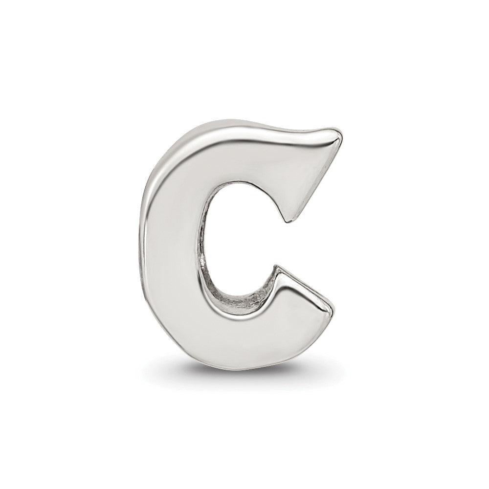 Sterling Silver Reflections Letter C Bead