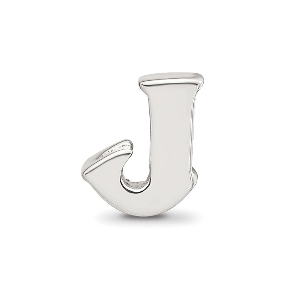 Sterling Silver Reflections Letter J Bead