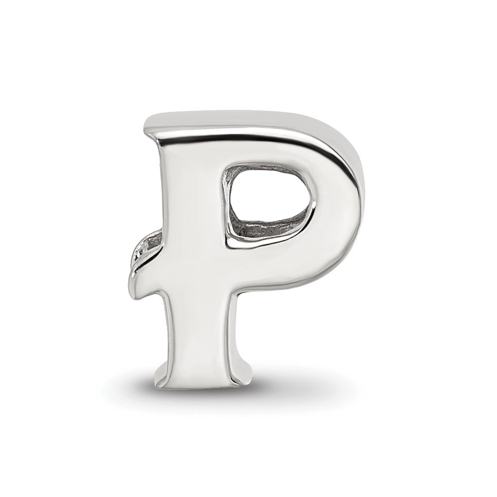 Sterling Silver Reflections Letter P Bead