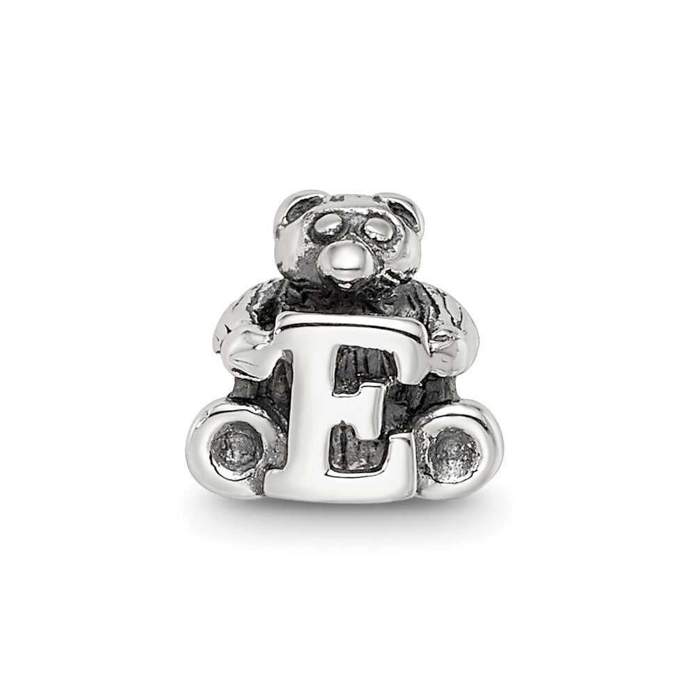 Sterling Silver Reflections Kids Letter E Bead