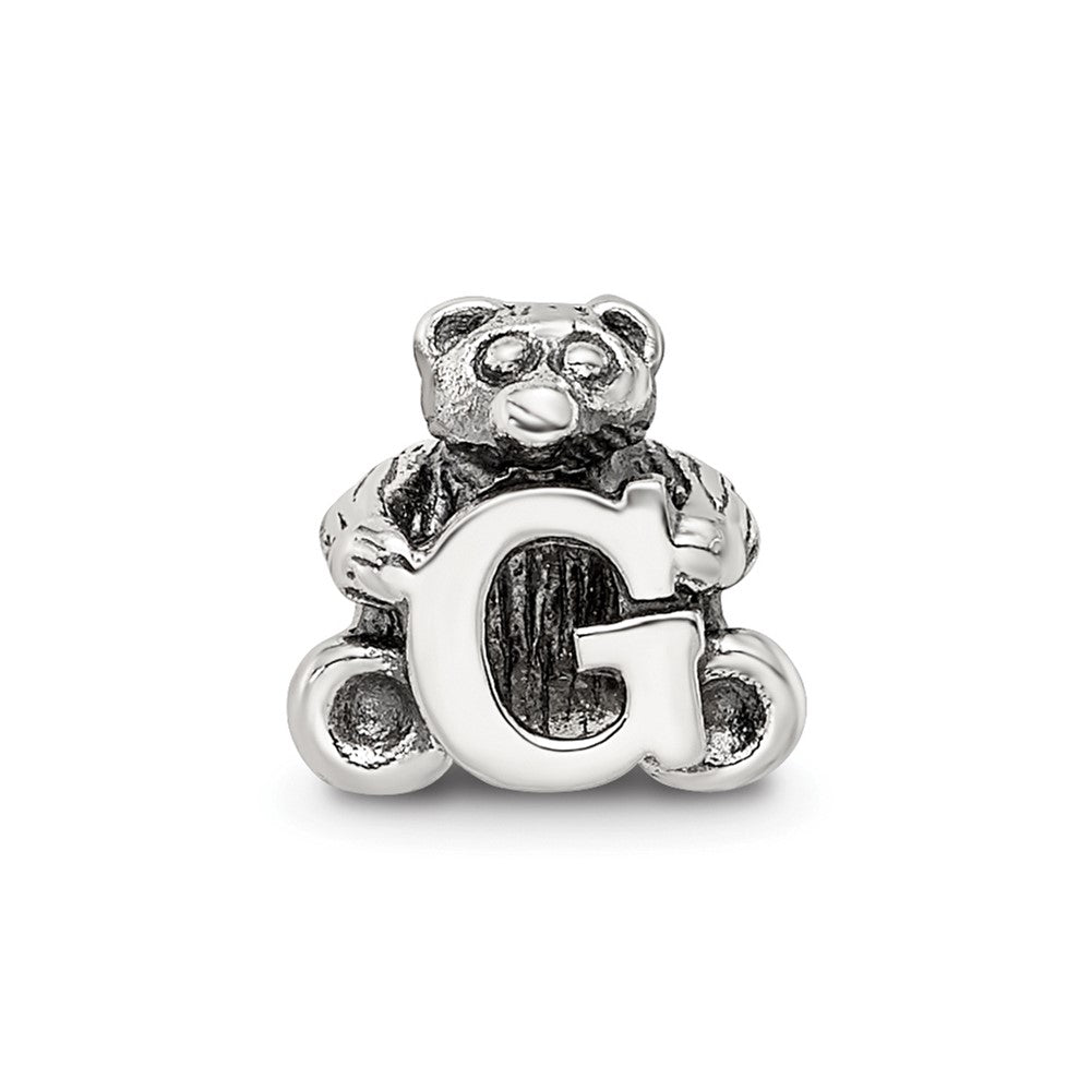 Sterling Silver Reflections Kids Letter G Bead