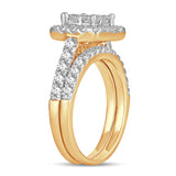 14K  1.75ct Bridal Ring